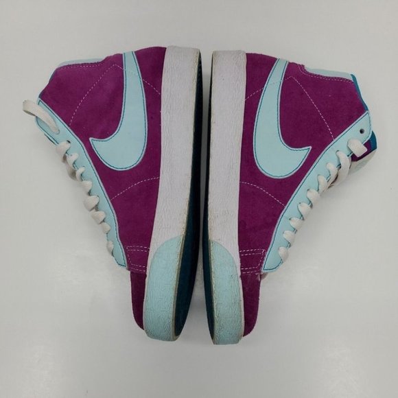 Nike Blazer Mid 6.0 Women's Size 6.5 Plum Red 342256-531 - Picture 3 of 8